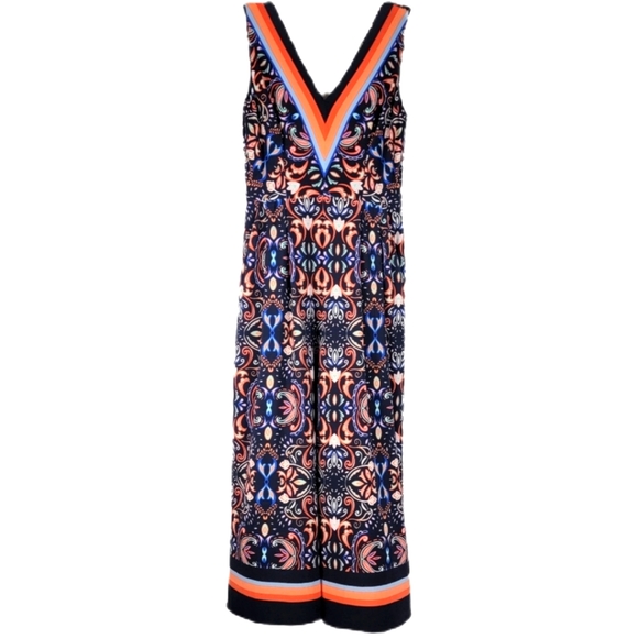 Vince Camuto Pants - Vince Camuto printed vneck jumpsuit size 2 boho print